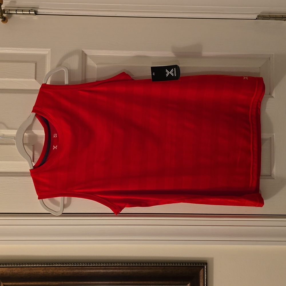 XERSION BRAND BOYS RED ATHLETIC TANK TOP SIZE XL (18/20)